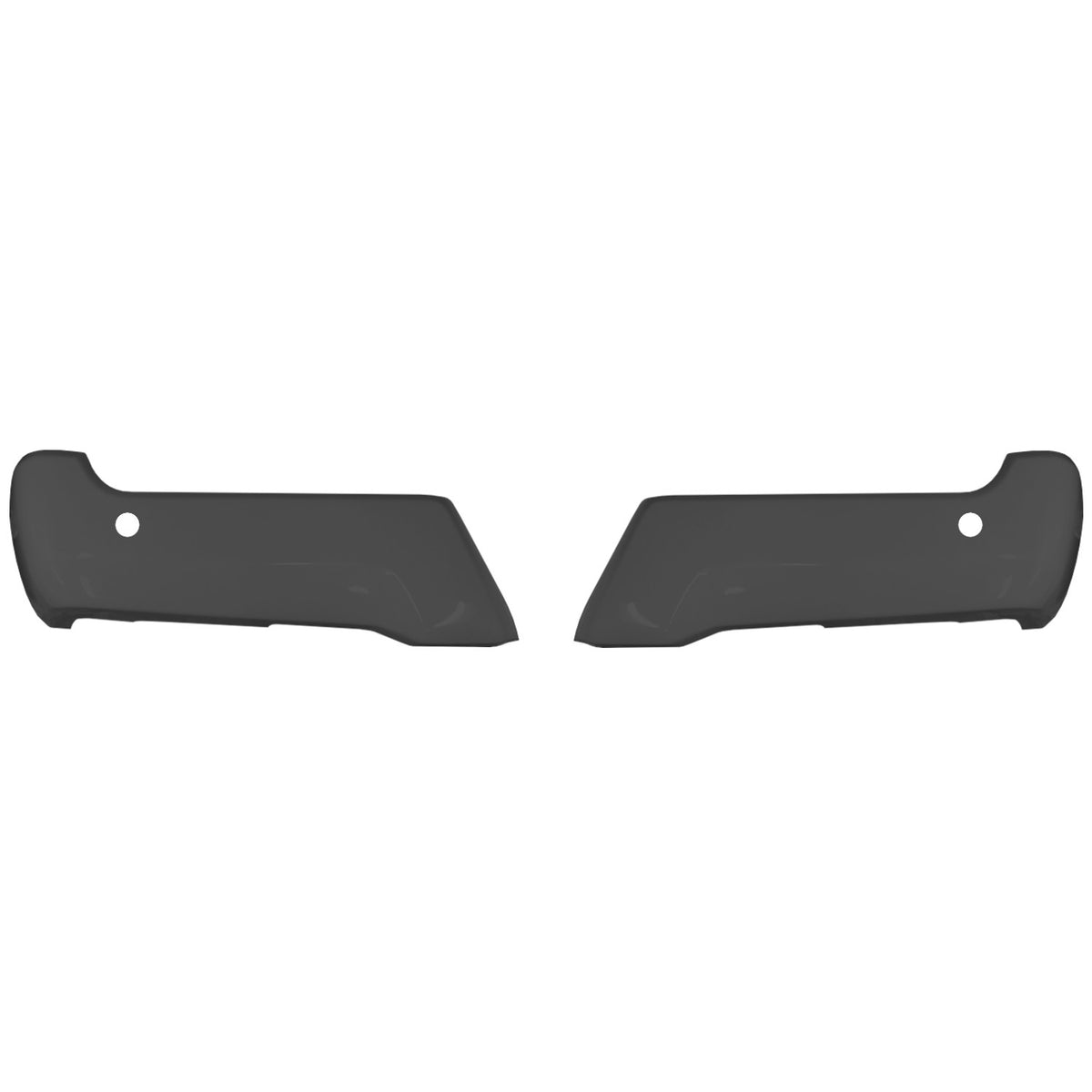 Paintable ABS rear bumper cover for 2017-2022 Ford F250/F350, with parking sensor cutouts, customizable for DIY or professional painting.