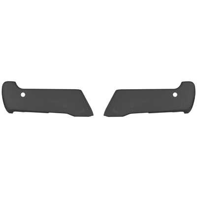 Paintable ABS rear bumper cover for 2017-2022 Ford F250/F350, with parking sensor cutouts, customizable for DIY or professional painting.