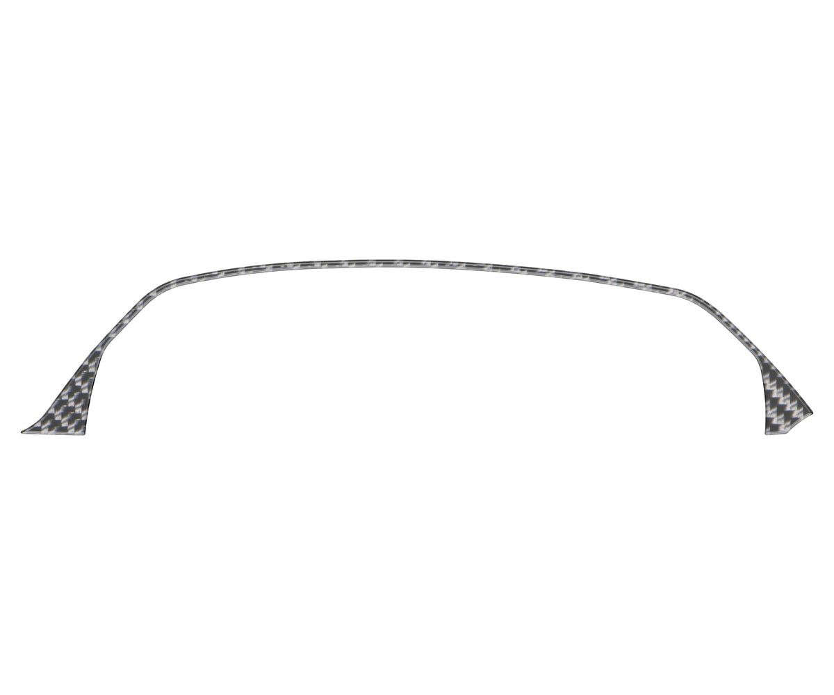 Speedo Surround Accent Trim Fits 2019-2022 Ford Ranger Real Carbon Fiber(Domed)