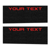 Rear Door Protection Overlays Fits 2019-2022 Ram 2500 Yes Rear Doors Black w/Custom Text