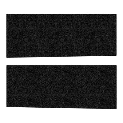 Rear Door Protection Overlays Fits 2019-2022 Ram 2500 No Rear Doors Black Textured