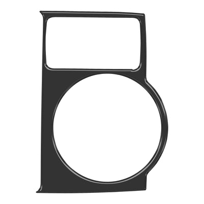 Center Cup Holder with Shifter Boot Accent Trim Fits 2014-2020 Toyota 4Runner w/ Shifter Boot Gloss Black
