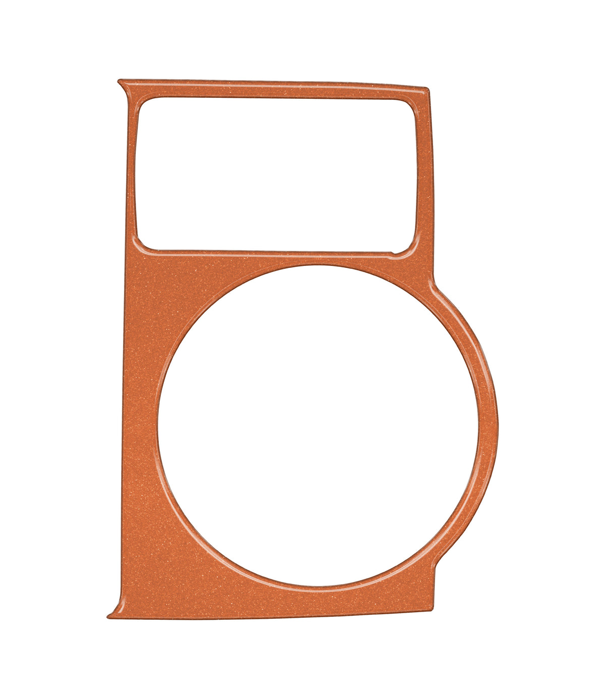 Center Cup Holder with Shifter Boot Accent Trim Fits 2014-2020 Toyota 4Runner w/ Shifter Boot Inferno (Similar to EXTERIOR Inferno Orange)