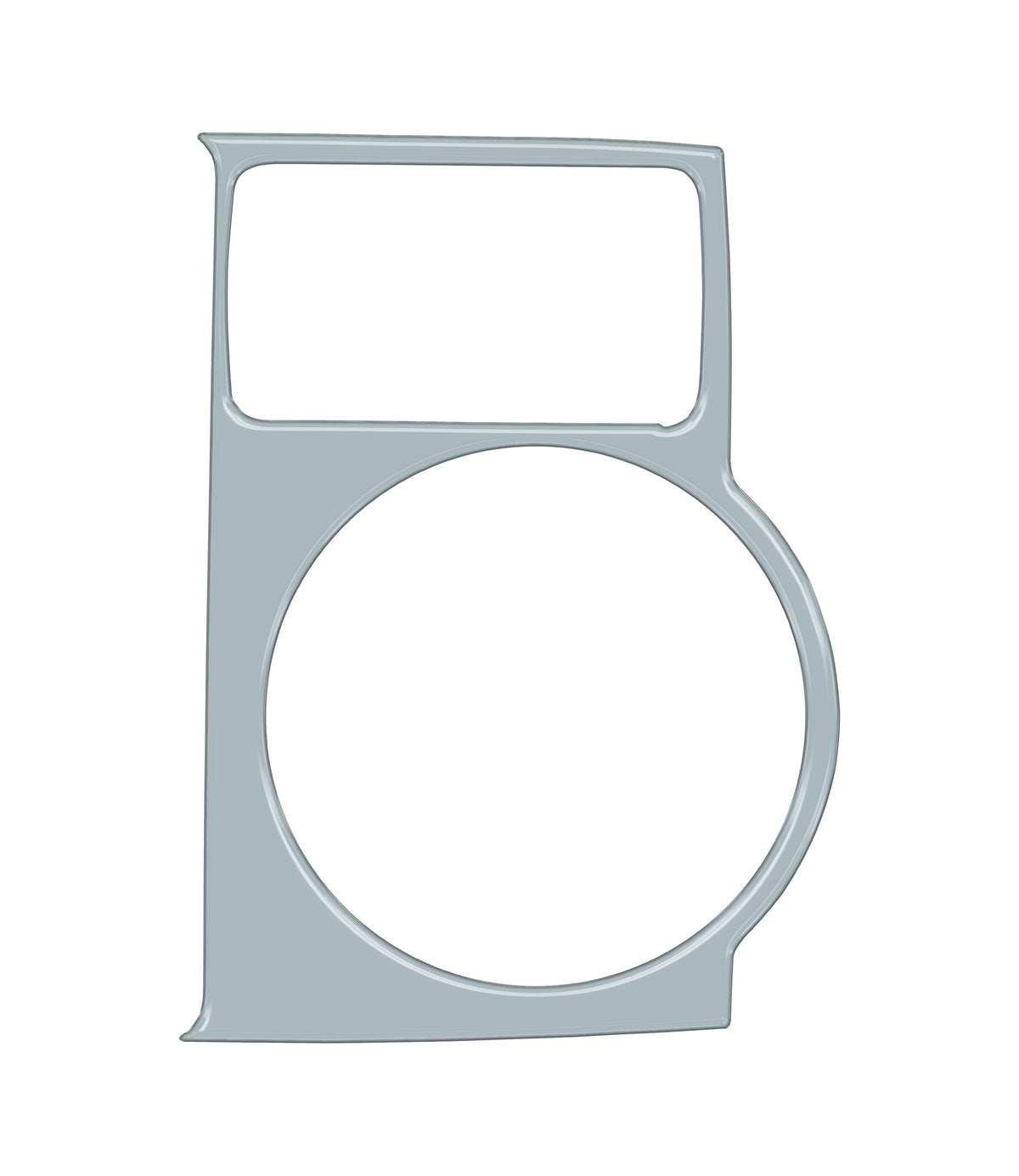 Center Cup Holder with Shifter Boot Accent Trim Fits 2014-2020 Toyota 4Runner w/ Shifter Boot *OE Color - Cement Gray