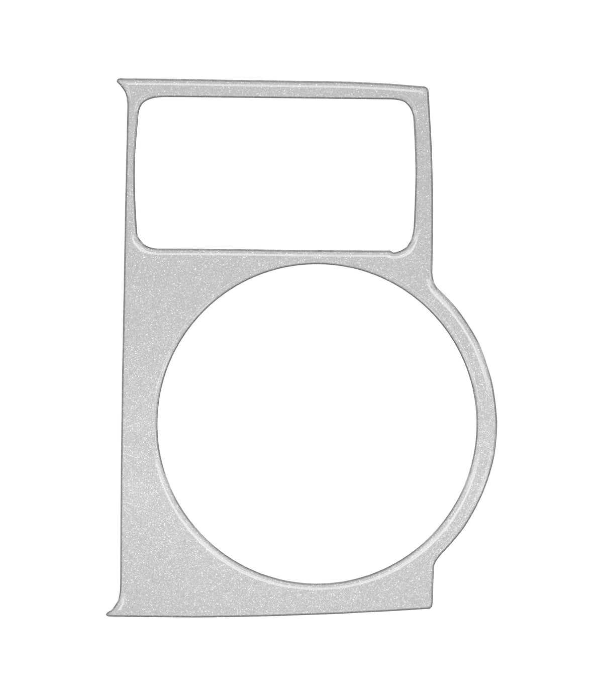 Center Cup Holder with Shifter Boot Accent Trim Fits 2014-2020 Toyota 4Runner w/ Shifter Boot *OE Color - Silver Sky Metallic