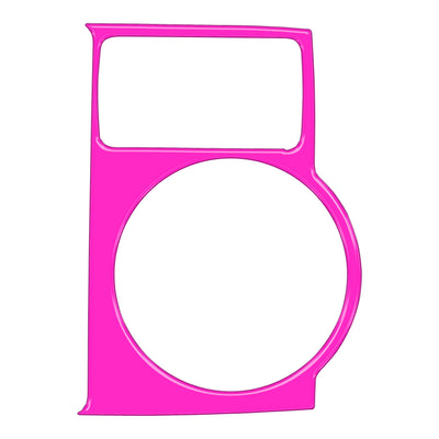 Center Cup Holder with Shifter Boot Accent Trim Fits 2014-2020 Toyota 4Runner w/ Shifter Boot Hot Pink