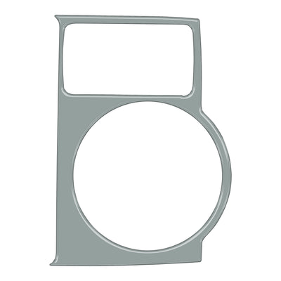 Center Cup Holder with Shifter Boot Accent Trim Fits 2014-2020 Toyota 4Runner w/ Shifter Boot *OE Color - Lunar Rock