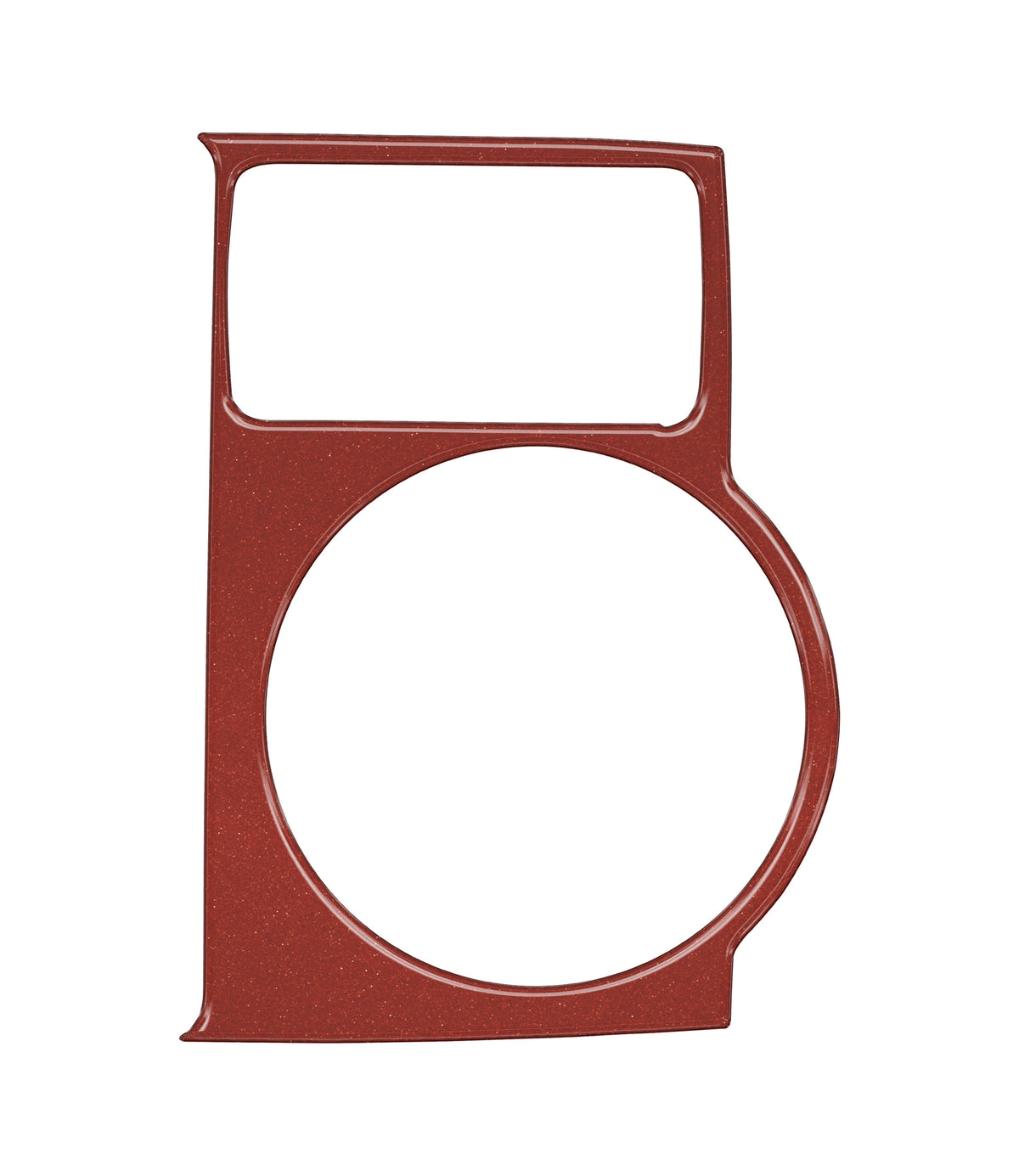 Center Cup Holder with Shifter Boot Accent Trim Fits 2014-2020 Toyota 4Runner w/ Shifter Boot Ruby Red (Similar to Barcelona Red)