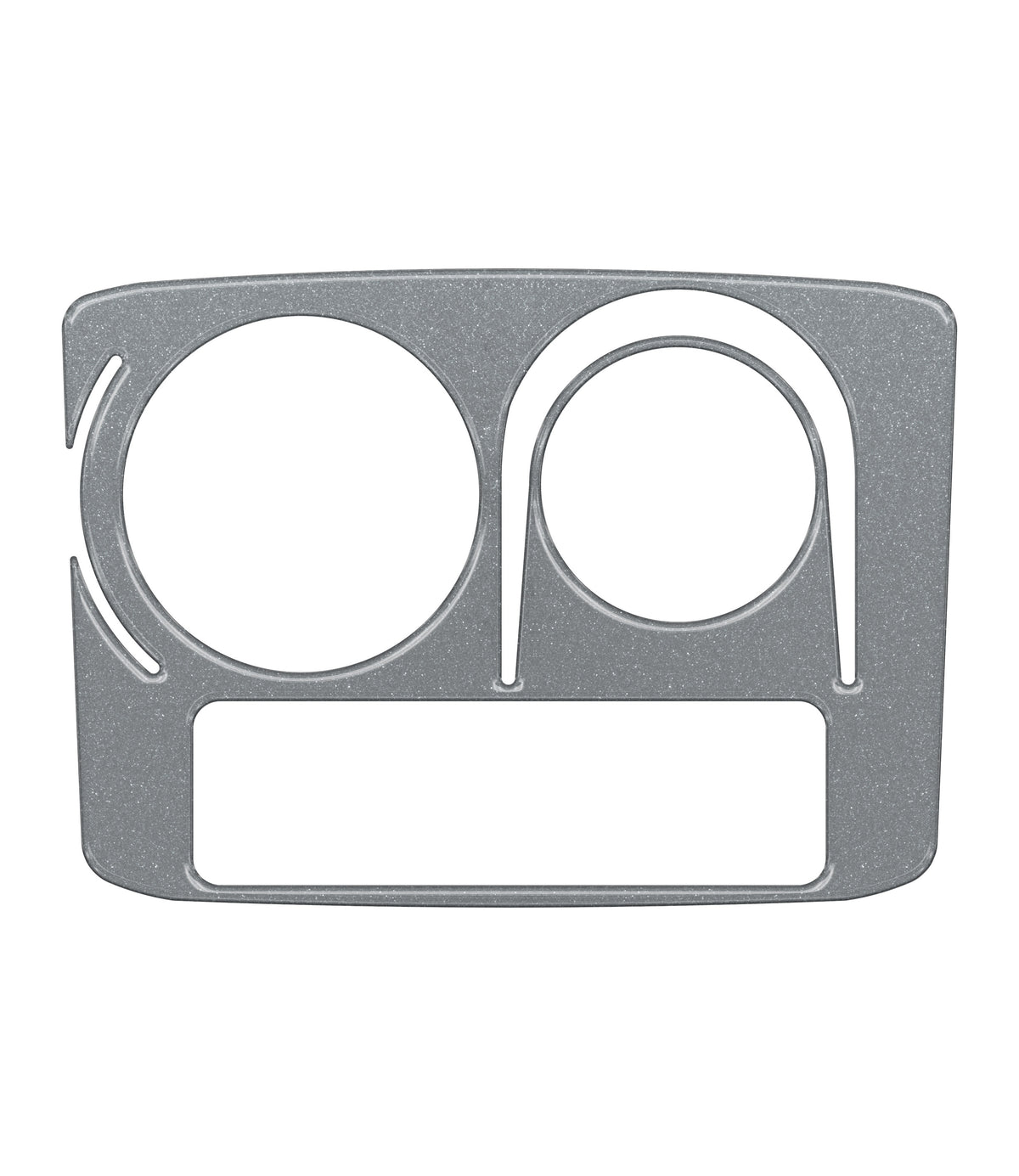 Center Cup Holder with Rotary Dial Only Accent Trim Fits 2014-2020 Toyota 4Runner w/ Rotary Dial *OE Color - Magnetic Gray Metallic