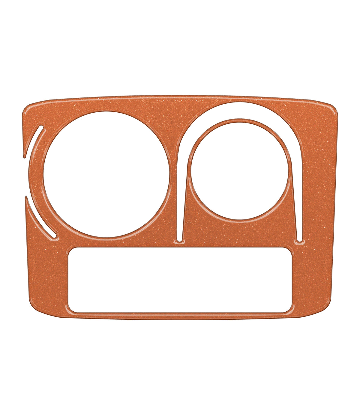 Center Cup Holder with Rotary Dial Only Accent Trim Fits 2014-2020 Toyota 4Runner w/ Rotary Dial Inferno (Similar to EXTERIOR Inferno Orange)