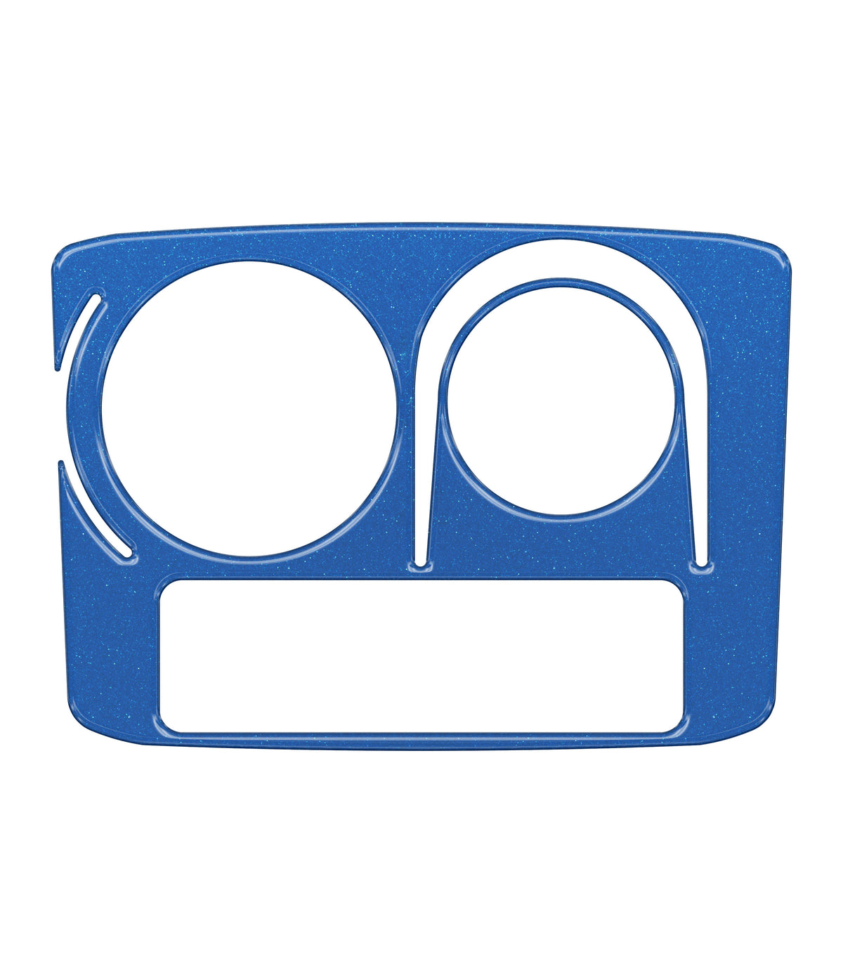 Center Cup Holder with Rotary Dial Only Accent Trim Fits 2014-2020 Toyota 4Runner w/ Rotary Dial *OE Color - Blazing Blue
