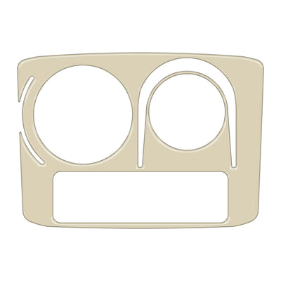 Center Cup Holder with Rotary Dial Only Accent Trim Fits 2014-2020 Toyota 4Runner w/ Rotary Dial *OE Color - Quicksand Tan