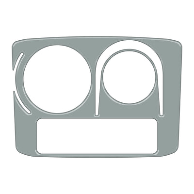 Center Cup Holder with Rotary Dial Only Accent Trim Fits 2014-2020 Toyota 4Runner w/ Rotary Dial *OE Color - Lunar Rock