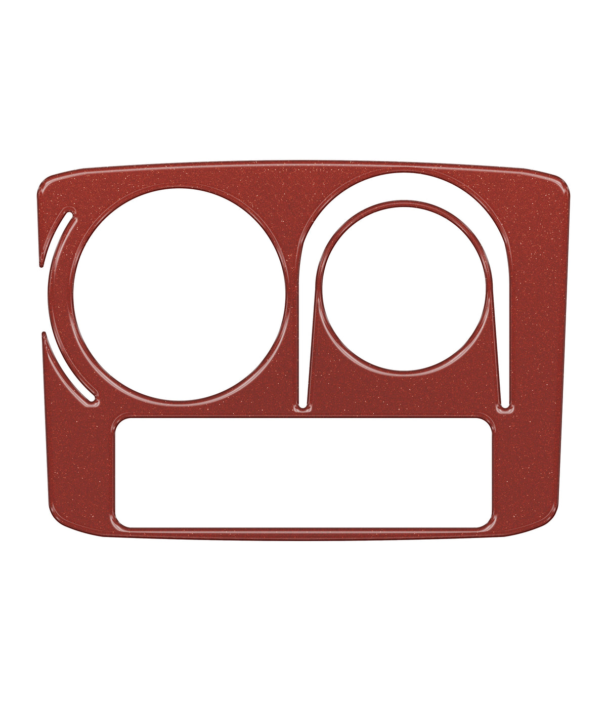Center Cup Holder with Rotary Dial Only Accent Trim Fits 2014-2020 Toyota 4Runner w/ Rotary Dial Ruby Red (Similar to Barcelona Red)