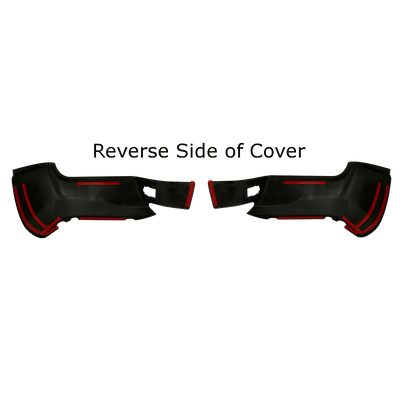 2005-2015 Toyota Tacoma Rear Bumper Covers - Chrome Delete Kit Chrome Delete Kit