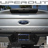 "SUPER DUTY" Tailgate Letter Inserts Fits 2017-2019 Ford Super Duty Liquid Chrome