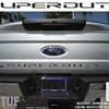 "SUPER DUTY" Tailgate Letter Inserts Fits 2017-2019 Ford Super Duty Reflective Gloss Black