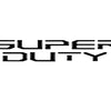 "SUPER DUTY" Hood Letter Inserts Fits 2017-2022 Ford Super Duty Matte Black