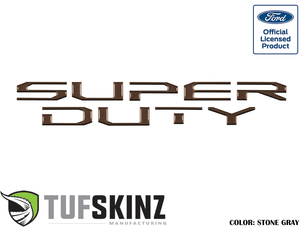 "SUPER DUTY" Hood Letter Inserts Fits 2017-2022 Ford Super Duty