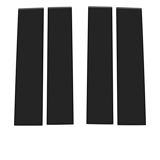 Super Crew/Super Cab Door Pillars Accent Trim Fits 2015-2021 Ford F-150 Super Crew/Super Cab No Gloss Black