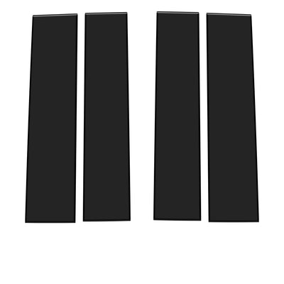 Super Crew/Super Cab Door Pillars Accent Trim Fits 2015-2021 Ford F-150 Super Crew/Super Cab No Gloss Black