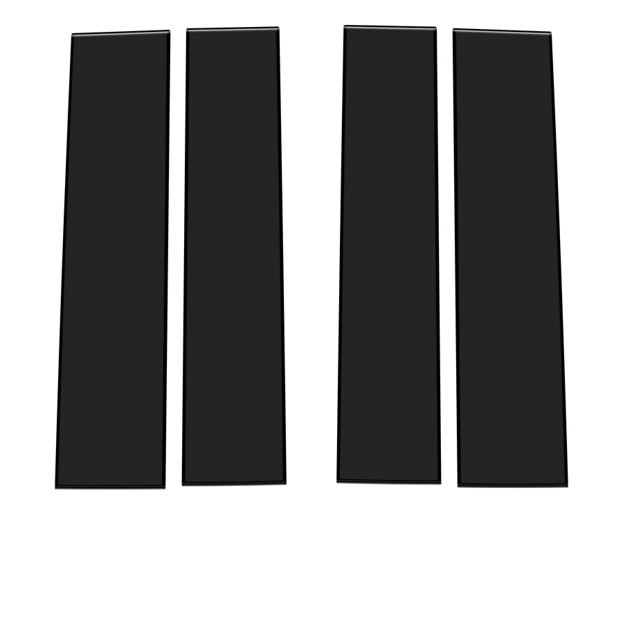 Super Crew/Super Cab Door Pillars Accent Trim Fits 2015-2021 Ford F-150 Super Crew/Super Cab No Gloss Black