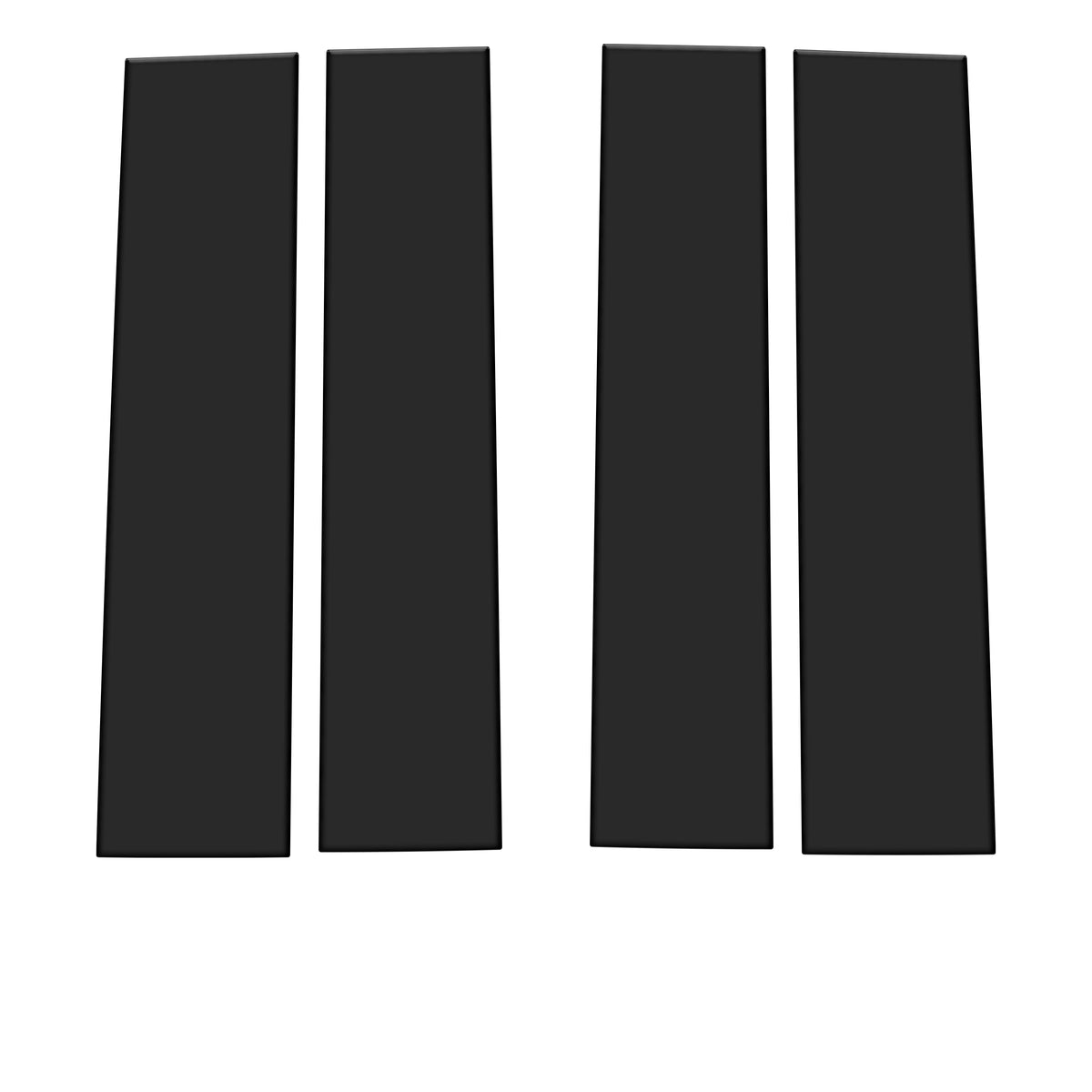 Super Crew/Super Cab Door Pillars Accent Trim Fits 2015-2021 Ford F-150 Super Crew/Super Cab No Matte Black