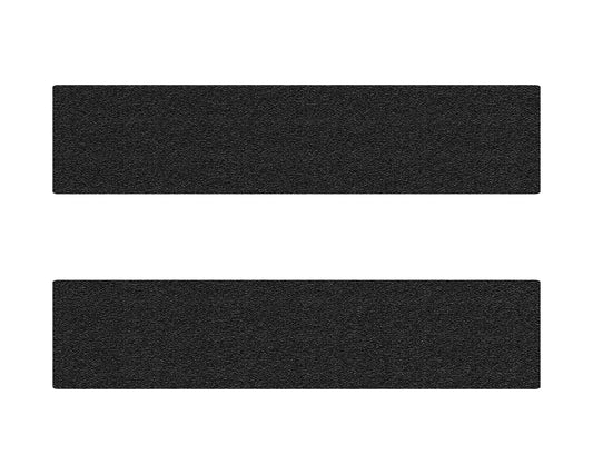 Crew Cab Rear Door Accent Trim Fits 2014-2022 Chevrolet Silverado + Silverado HD No Crew Cab Black Textured