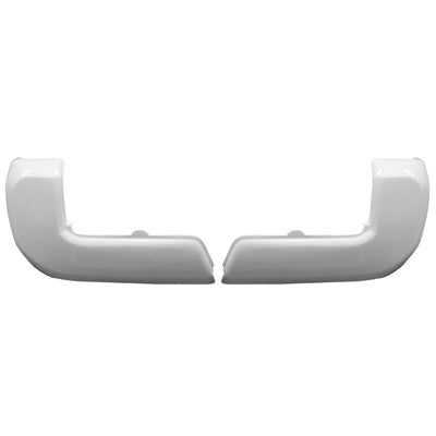 Super White II rear bumper cover for 2016-2023 Toyota Tacoma, no sensor holes