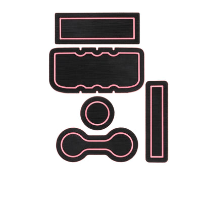 Foam Cup Holder inserts (Automatic) Inserts Fits 2005-2015 Toyota Tacoma Black/Pink