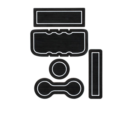 Foam Cup Holder inserts (Automatic) Inserts Fits 2005-2015 Toyota Tacoma Black/White