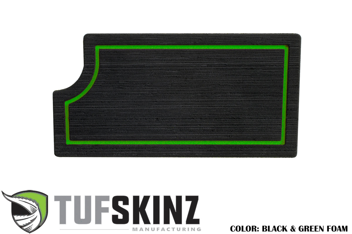 FOAM QI Charger Insert Inserts Fits 2016-2021 Toyota Tacoma Black/Green