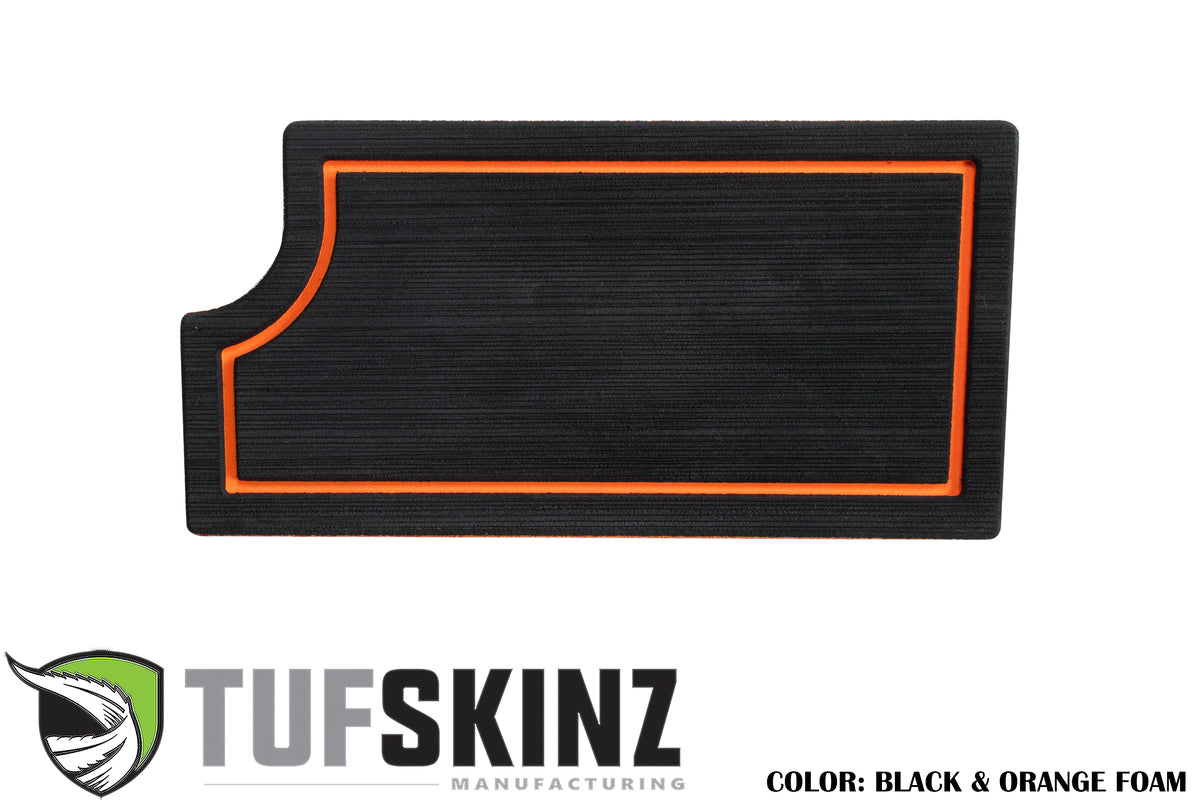 FOAM QI Charger Insert Inserts Fits 2016-2021 Toyota Tacoma Black/Orange