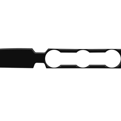 Climate Control with 2-wheel drive and Key ignition(No Push to Start) Accent Trim Fits 2016-2021 Toyota Tacoma 2-Wheel Drive w/Key Ignition Matte Black