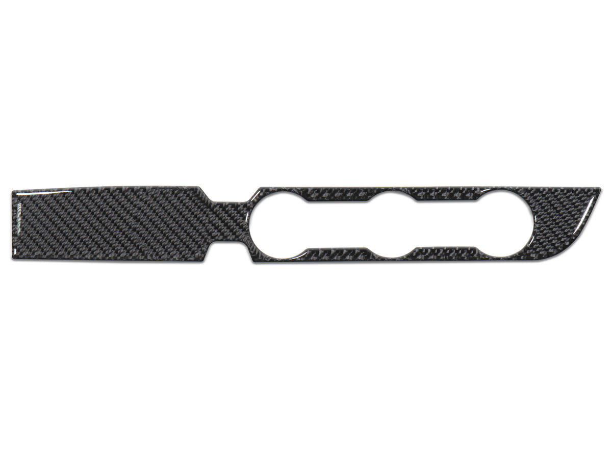 Climate Control with 2-wheel drive and Key ignition(No Push to Start) Accent Trim Fits 2016-2021 Toyota Tacoma 2-Wheel Drive w/Key Ignition Real Carbon Fiber(Domed)