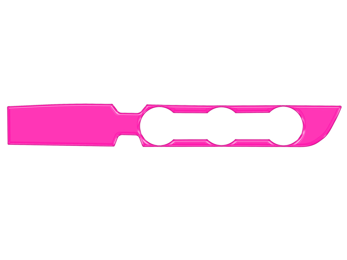 Climate Control with 2-wheel drive and Key ignition(No Push to Start) Accent Trim Fits 2016-2021 Toyota Tacoma 2-Wheel Drive w/Key Ignition Hot Pink