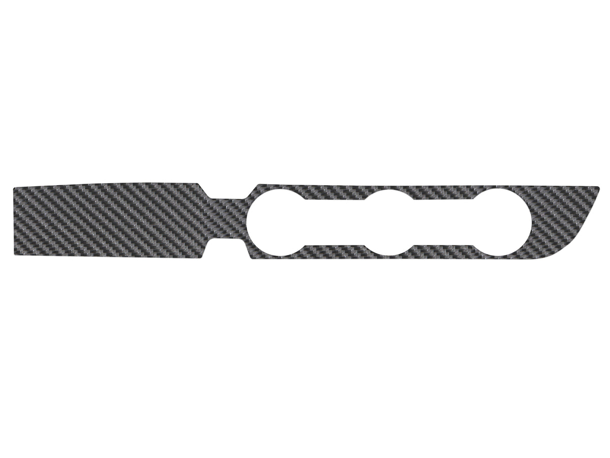 Climate Control with 2-wheel drive and Key ignition(No Push to Start) Accent Trim Fits 2016-2021 Toyota Tacoma 2-Wheel Drive w/Key Ignition Real Carbon Fiber(Raw)