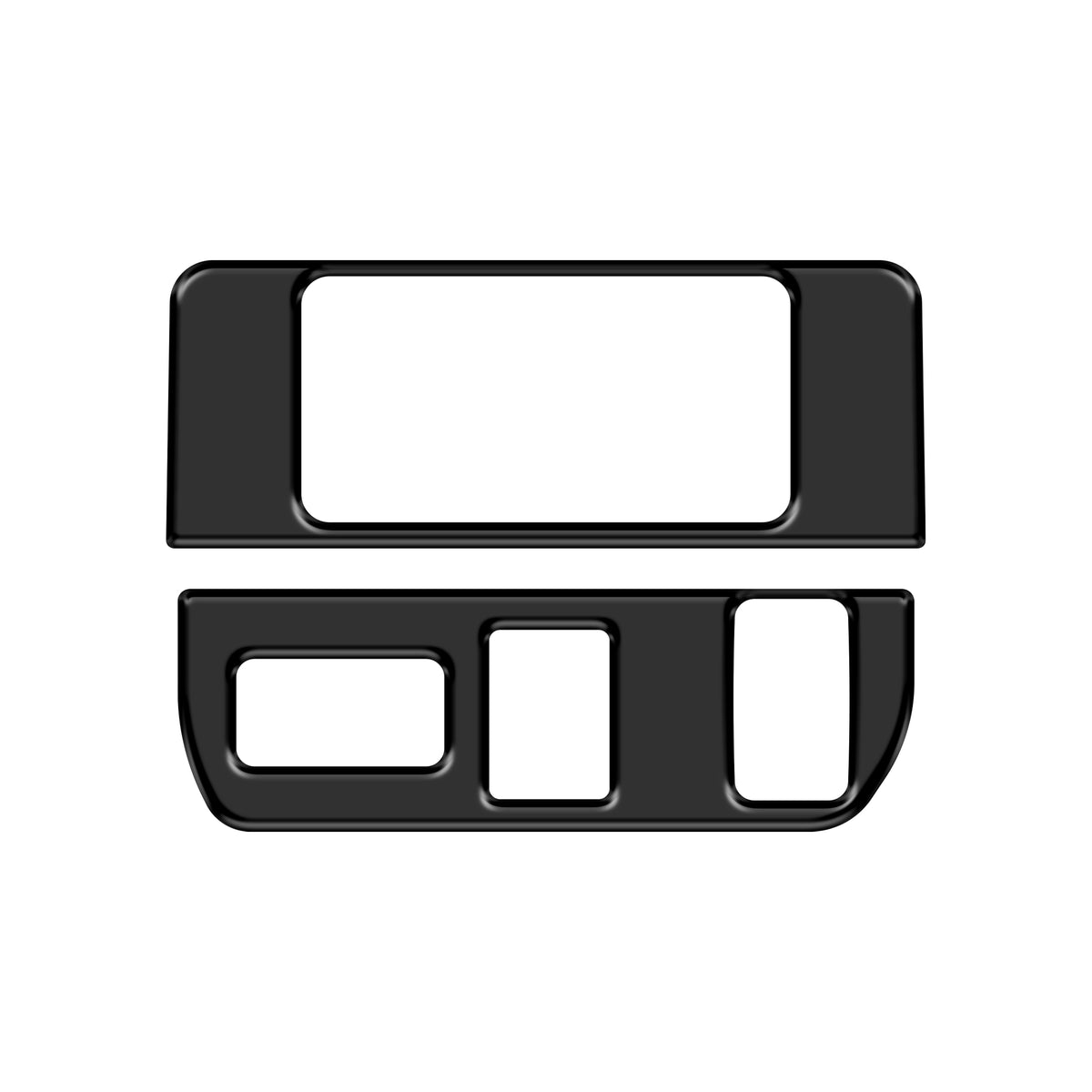 Dim Light Control with 3-Switches Accent Trim Fits 2016-2022 Toyota Tacoma 3-Switches (V1) Matte Black