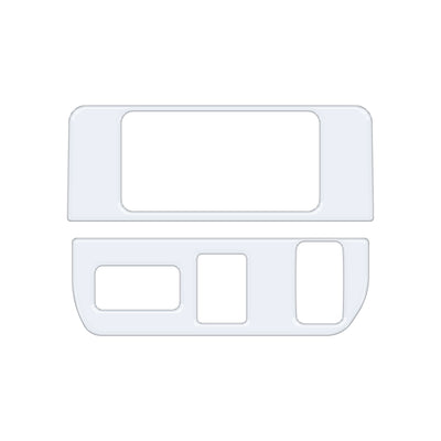 Dim Light Control with 3-Switches Accent Trim Fits 2016-2022 Toyota Tacoma 3-Switches (V1) Gloss White