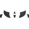 Steering Wheel Inserts Inserts Fits 2016-2023 Toyota Tacoma Real Carbon Fiber(Domed)