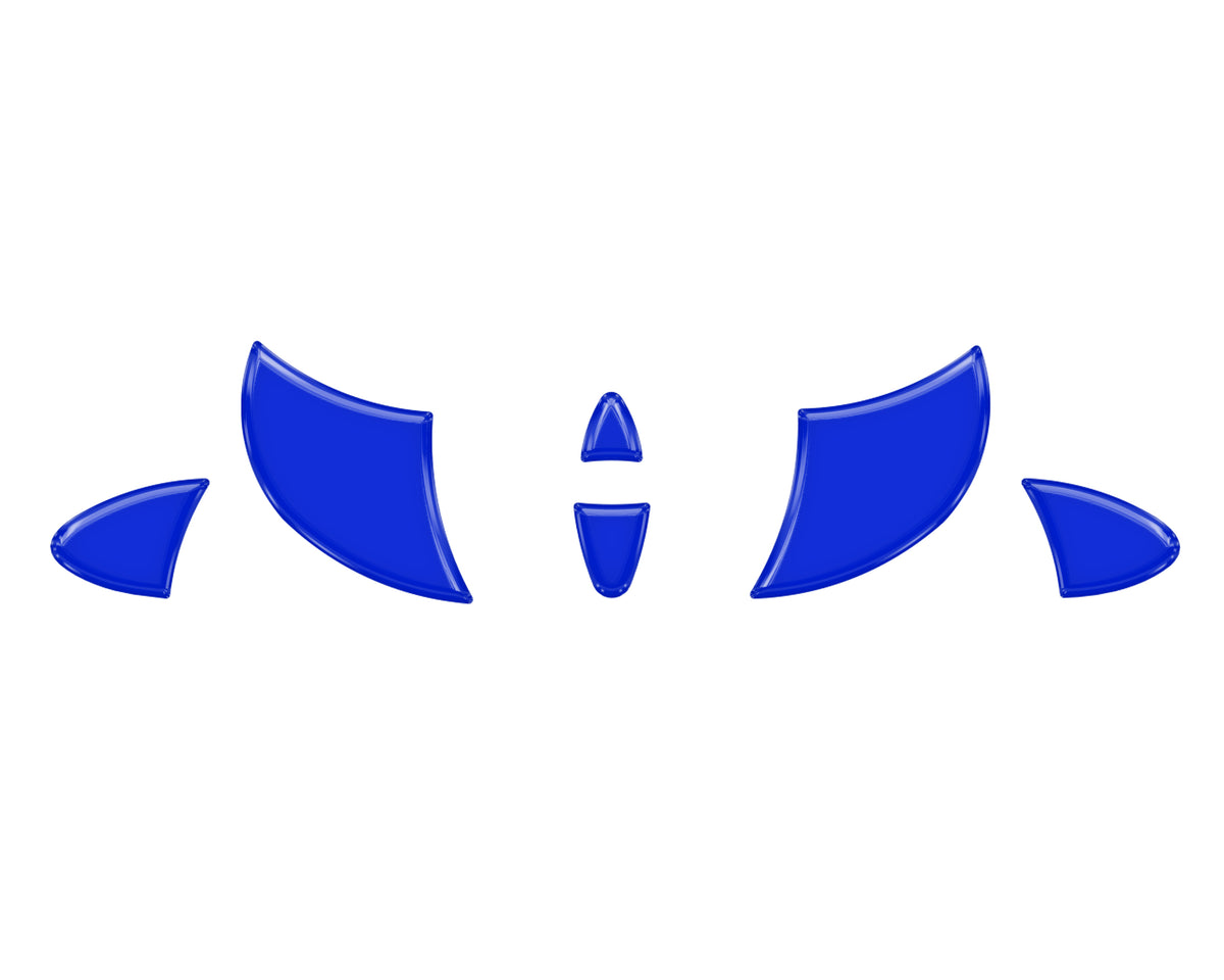 Steering Wheel Inserts Inserts Fits 2009-2021 Toyota 4Runner *OE Color - Voodoo Blue