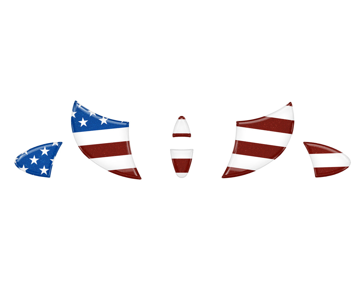 Steering Wheel Inserts Inserts Fits 2009-2022 Toyota Tundra American Flag