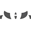 Steering Wheel Inserts Inserts Fits 2009-2022 Toyota Tundra Real Carbon Fiber(Raw)