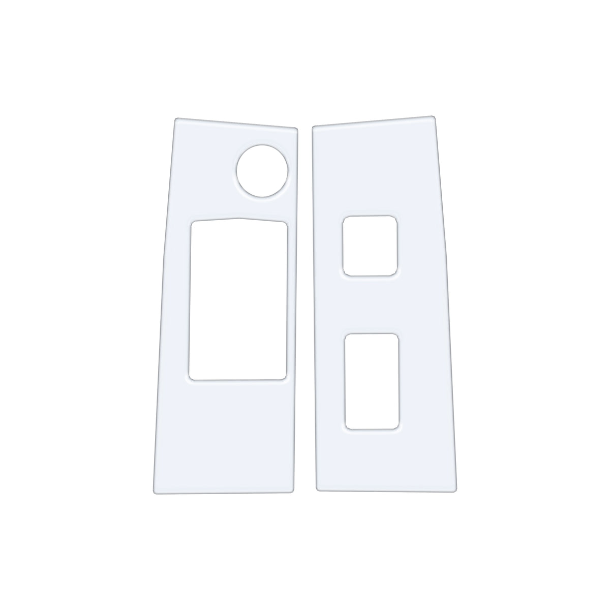 Access Cab Door Switch Panel Accent Trim Fits 2016-2023 Toyota Tacoma Access Cab Gloss White