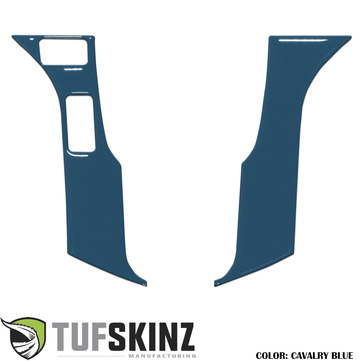 Steering Wheel Trim - 2 Buttons Accent Trim Fits 2016-2021 Toyota Tacoma 2-Buttons *OE Color - Cavalry Blue