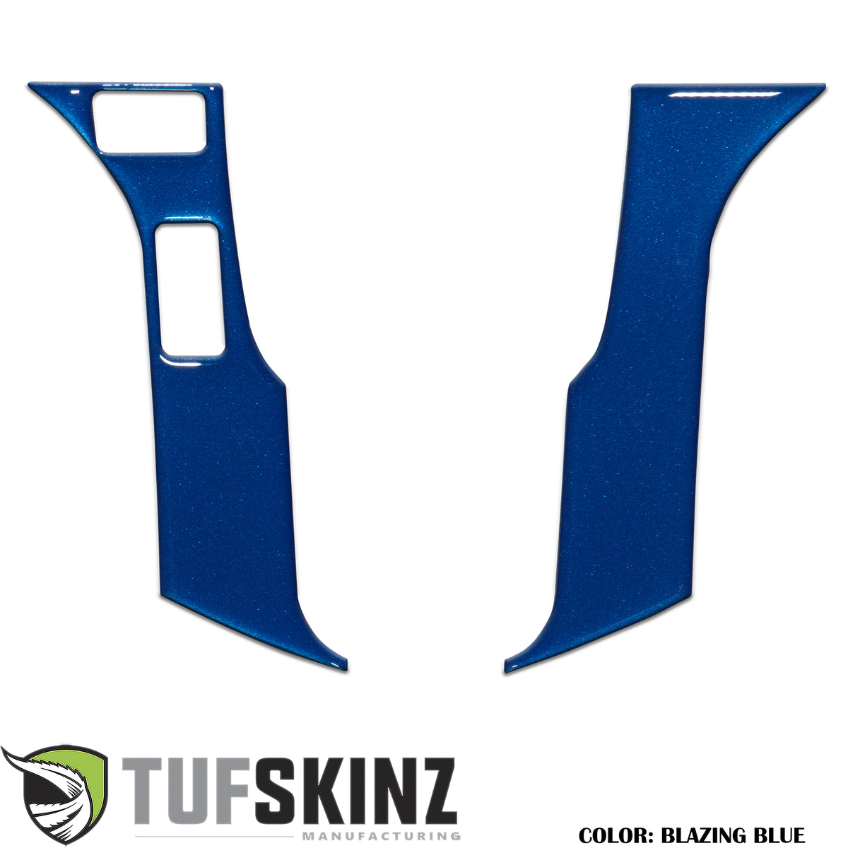 Steering Wheel Trim - 2 Buttons Accent Trim Fits 2016-2021 Toyota Tacoma 2-Buttons *OE Color - Blazing Blue