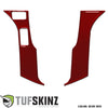 Steering Wheel Trim - 2 Buttons Accent Trim Fits 2016-2021 Toyota Tacoma 2-Buttons Ruby Red (Similar to Barcelona Red)