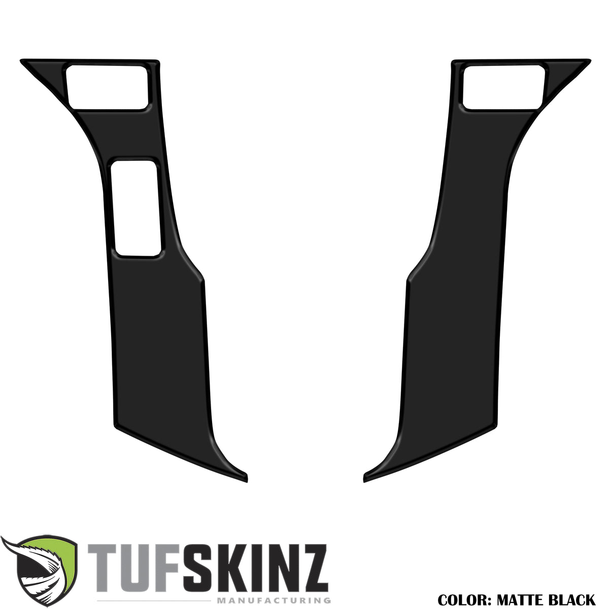 Steering Wheel Trim - 3 Buttons Accent Trim Fits 2016-2021 Toyota Tacoma,Tundra,4Runner 3-Buttons Matte Black