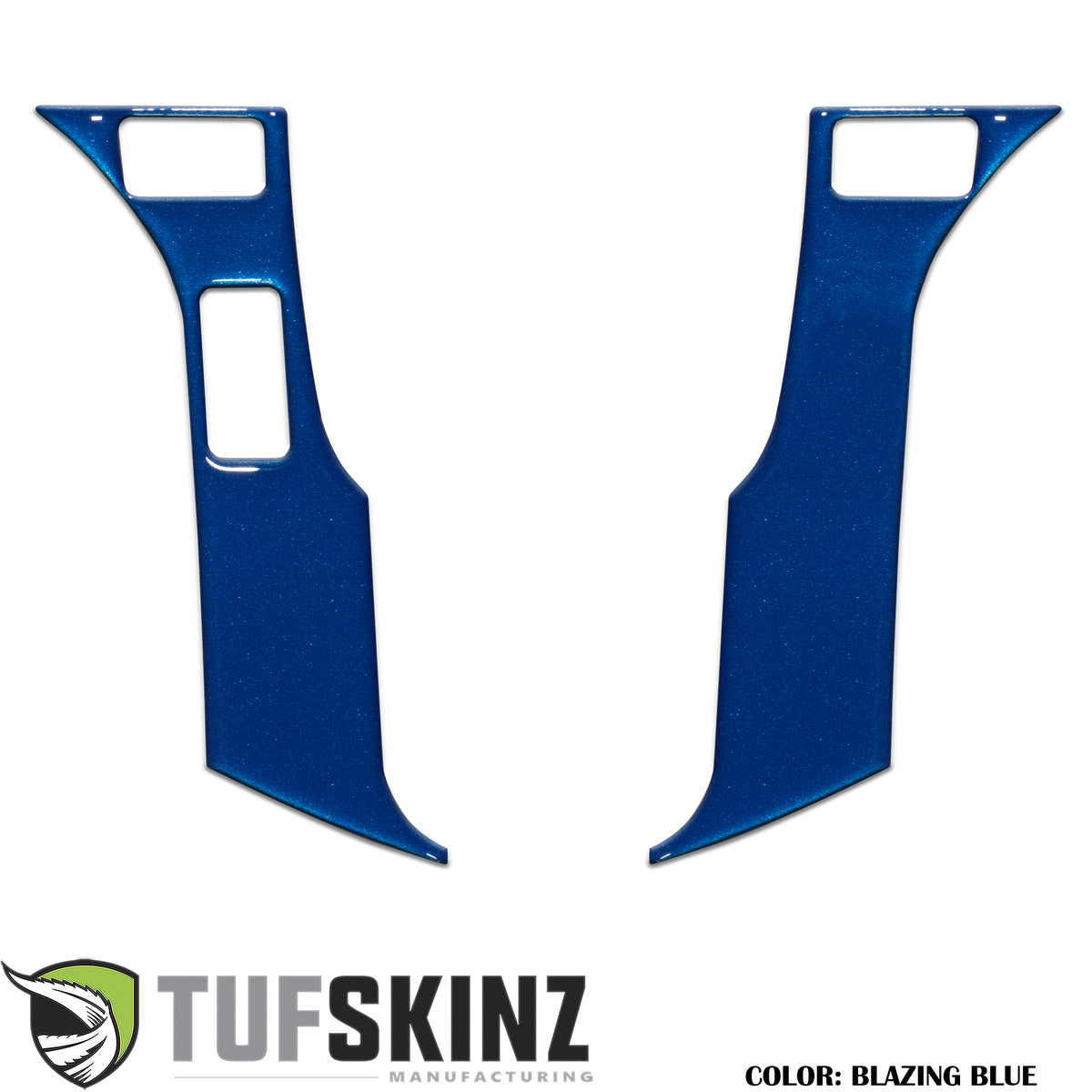 Steering Wheel Trim - 3 Buttons Accent Trim Fits 2016-2021 Toyota Tacoma,Tundra,4Runner 3-Buttons *OE Color - Blazing Blue