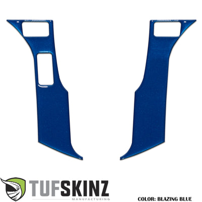 Steering Wheel Trim - 3 Buttons Accent Trim Fits 2016-2021 Toyota Tacoma,Tundra,4Runner 3-Buttons *OE Color - Blazing Blue
